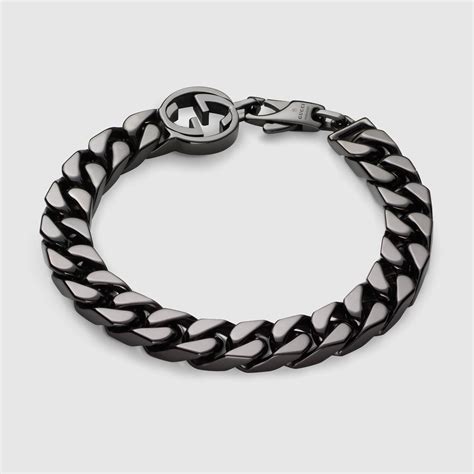 gucci bracelet mens cheap|gucci interlocking g necklace men's.